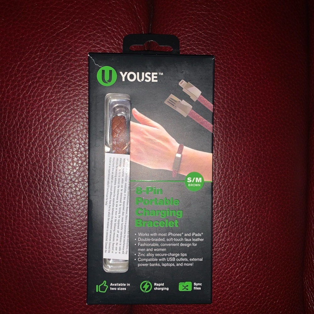 U-YOUSE 8-Pin Charging Stand - Brown